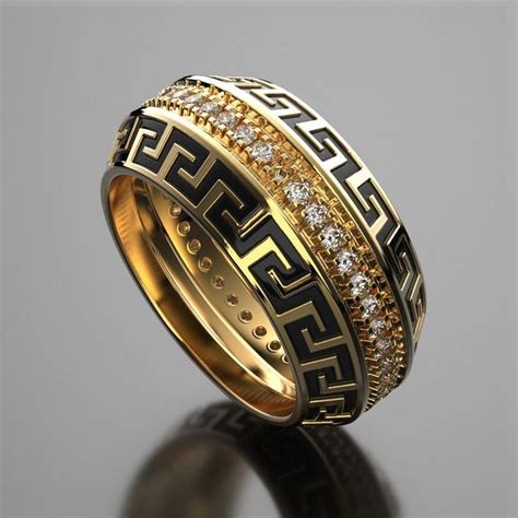 versace ring size guide|versace men's jewellery.